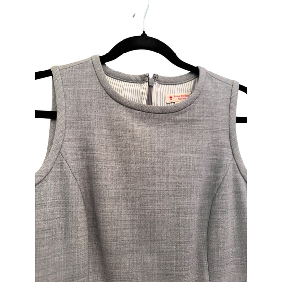 Brooks Brothers Gray Pencil Business Stripped-Lining Wool Blend Dress Sz 2 - Picture 14 of 15